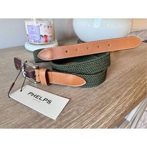 TB Phelps NWT Cooper Braided Stretch Belt Size 40